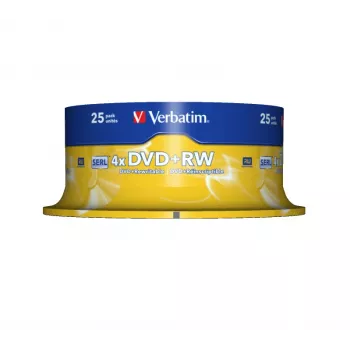 Verbatim DVD+RW Matt Silver 4.7 GB 25 vnt.