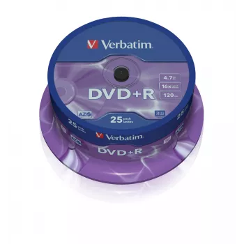Verbatim VB-DPR47S2A DVD+R 4.7 GB 16x 25 vnt. rietuvė
