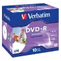 Verbatim DVD+R Wide Inkjet Printable ID Brand, 4,7 GB, 10 vnt., juvelinė dėžutė