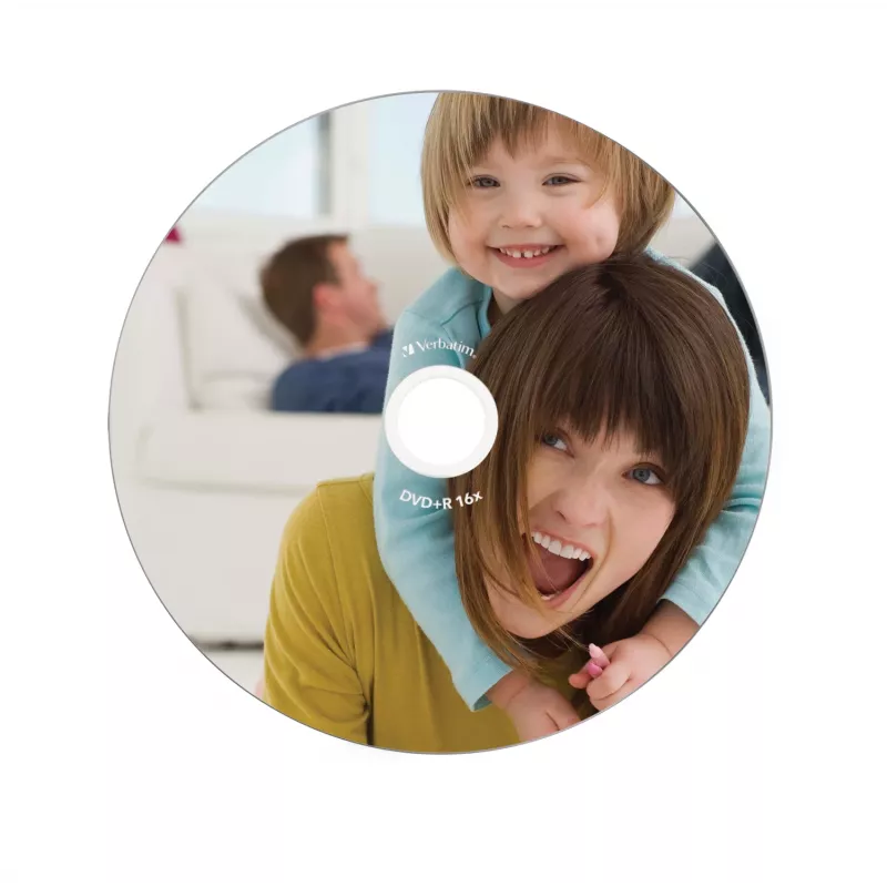 Verbatim DVD+R Wide Inkjet Printable ID Brand, 4,7 GB, 10 vnt., juvelinė dėžutė