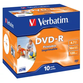 Verbatim 43521 tuščias DVD 4,7 GB DVD-R 10 vnt.