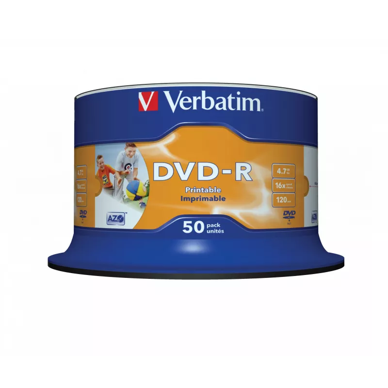 Verbatim 43533 tuščias DVD 4.7 GB DVD-R 50 vnt.