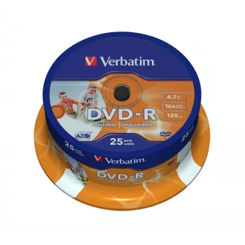 Verbatim 43538 tuščias DVD-R 4,7 GB 25 vnt. ritėje