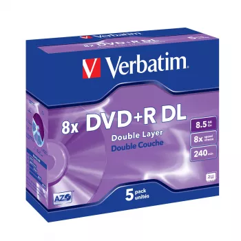 Verbatim VB-DPD55JC DVD+R DL 8,5 GB 5 vnt.