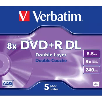 Verbatim VB-DPD55JC DVD+R DL 8,5 GB 5 vnt.