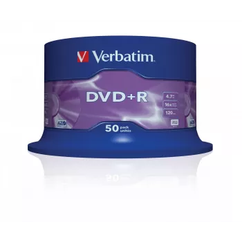 Verbatim VB-DPR47S3A, DVD+R, 120 mm, verpstė, 50 vnt., 4.7 GB