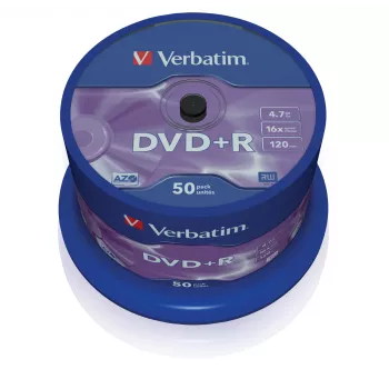 Verbatim VB-DPR47S3A, DVD+R, 120 mm, verpstė, 50 vnt., 4.7 GB