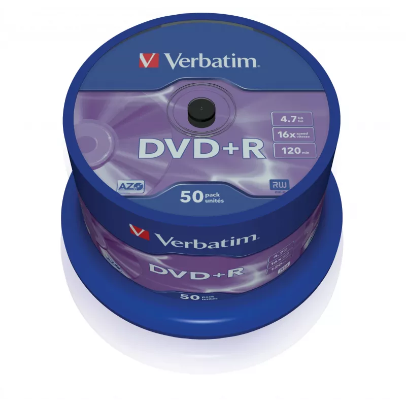 Verbatim VB-DPR47S3A, DVD+R, 120 mm, verpstė, 50 vnt., 4.7 GB