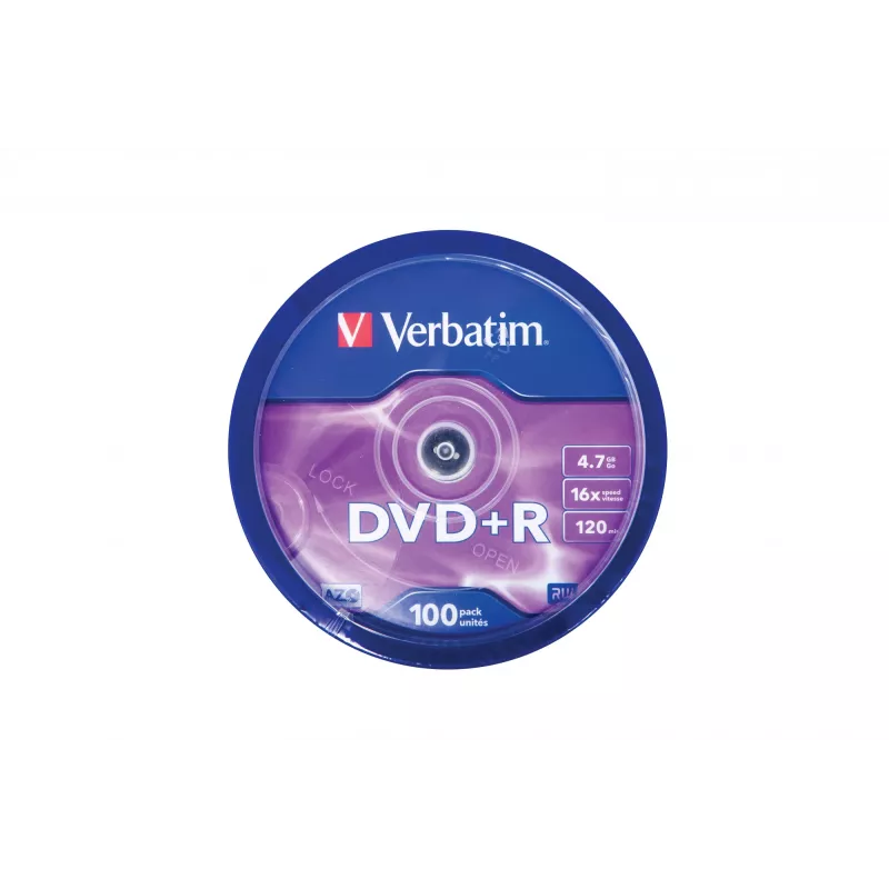 Verbatim DVD+R Matt Silver 4,7 GB 100 vnt.