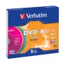 Verbatim DVD-R Colour 4.7 GB 5 vnt.
