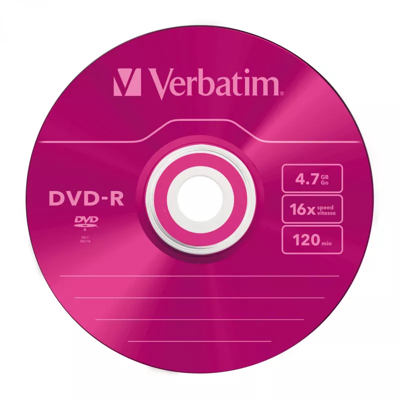 Verbatim DVD-R Colour 4.7 GB 5 vnt.