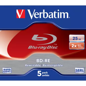 Verbatim 43615 tuščias Blu-Ray diskas BD-RE 25 GB 5 vnt.