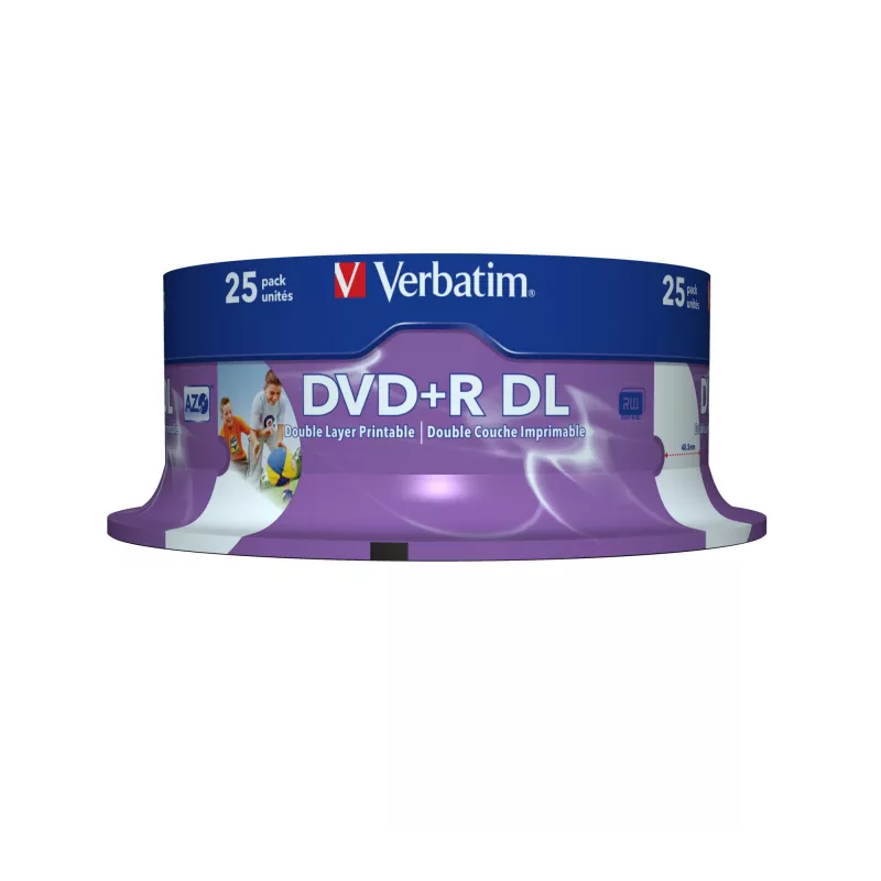 Verbatim 43667 tuščias DVD 8,5 GB DVD+R DL 25 vnt.