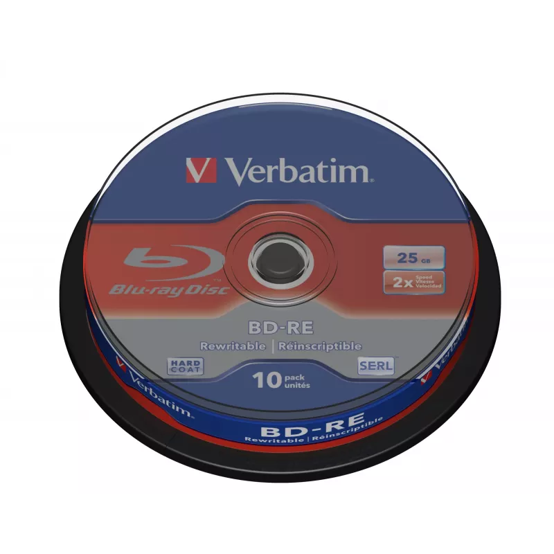 Verbatim BD-RE SL 25GB 2x 10 vnt. verpstėje
