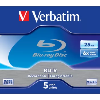 Verbatim 43715 tuščias Blu-Ray diskas BD-R 25 GB 5 vnt.