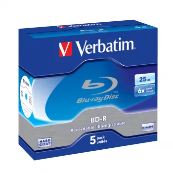 Verbatim 43715 tuščias Blu-Ray diskas BD-R 25 GB 5 vnt.