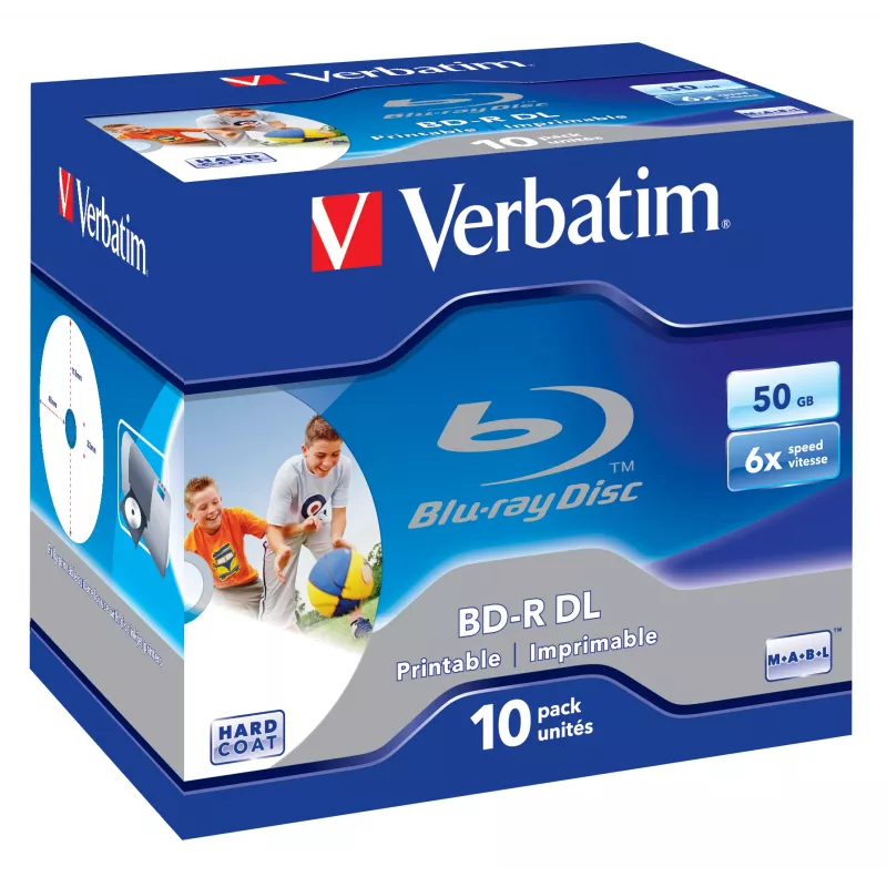 Verbatim 43736 tuščias Blu-Ray diskas BD-R 50 GB 10 vnt.