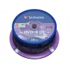 Verbatim DVD+R Double Layer 8x 25 vnt. verpstė, matinė sidabrinė