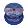 Verbatim DVD+R Double Layer 8x Matt Silver 50 vnt. verpstė