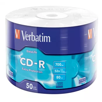 Verbatim CD-R Extra Protection 700 MB 52x 50 vnt.