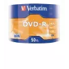 Verbatim DVD-R 50 vnt. bespalvis matinis ritinėlis