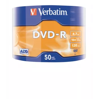Verbatim DVD-R 50 vnt. bespalvis matinis ritinėlis