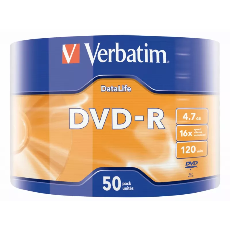 Verbatim 43791 tuščias DVD 4.7 GB DVD-R 50 vnt.
