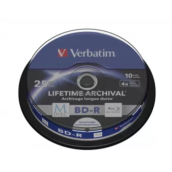 Verbatim M-Disc 4x BD-R 25 GB 10 vnt.