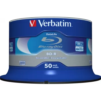 Verbatim Datalife 6x BD-R 25 GB 50 vnt. tušti Blu-ray diskai