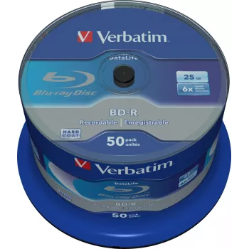 Verbatim Datalife 6x BD-R 25 GB 50 vnt. tušti Blu-ray diskai
