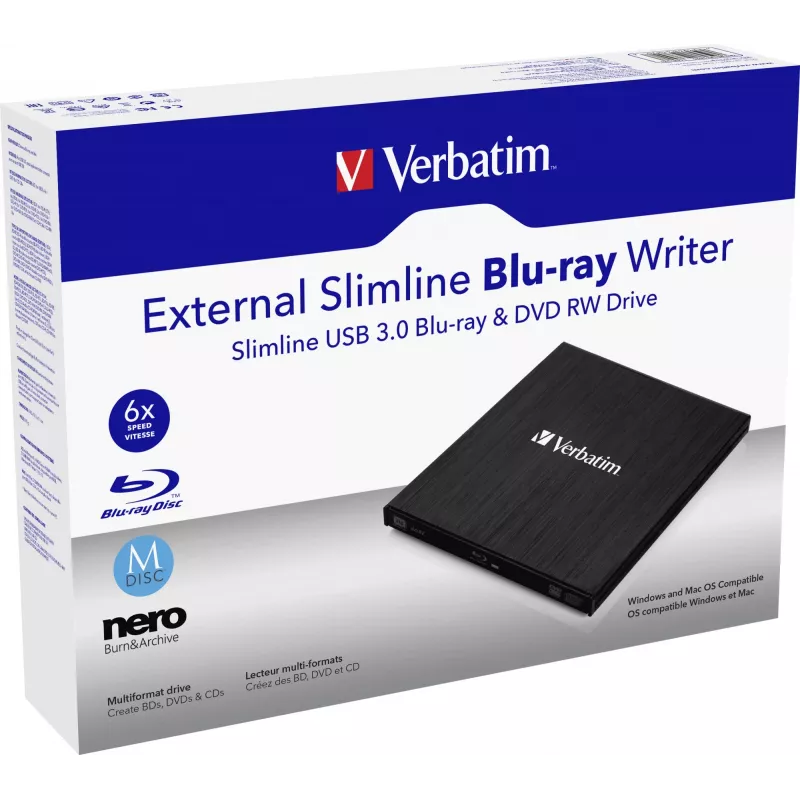 Išorinis Blu-ray RW įrenginys Verbatim 43890