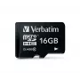 MicroSDHC atminties kortelė Verbatim Premium 16GB Class 10 Juoda 44010