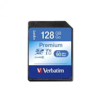 Verbatim Premium 128 GB SDXC Class 10 atminties kortelė