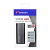 Verbatim Vx500 išorinis SSD 120GB, USB 3.1 Gen 2, sidabrinis
