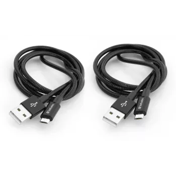 Verbatim 48874 USB kabelis USB 3.2 Gen 1 (3.1 Gen 1) 1 m Micro-USB A USB A Juoda