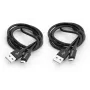 Verbatim 48874 USB kabelis USB 3.2 Gen 1 (3.1 Gen 1) 1 m Micro-USB A USB A Juoda