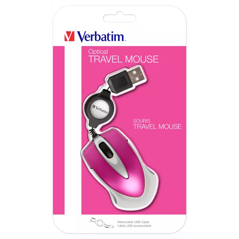 Verbatim Go Mini pelė Office USB-A optinė 1000 DPI