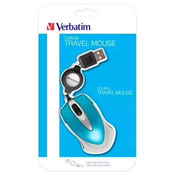 Verbatim Go Mini pelė Ambidextrinė USB Type-A Optinė 1000 DPI
