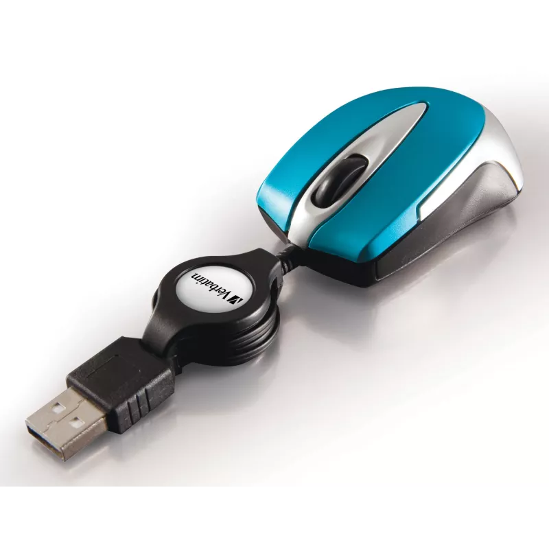 Verbatim Go Mini pelė Ambidextrinė USB Type-A Optinė 1000 DPI