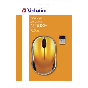 Verbatim Go Nano pelė Ambidextrous RF Wireless 1600 DPI