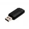 Verbatim PinStripe USB atmintinė 128 GB juoda