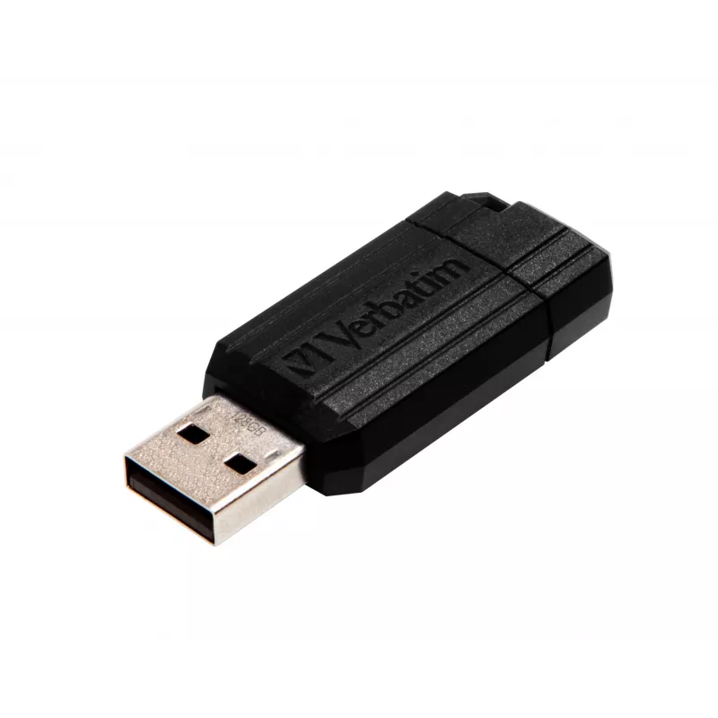 Verbatim PinStripe USB atmintinė 128 GB juoda