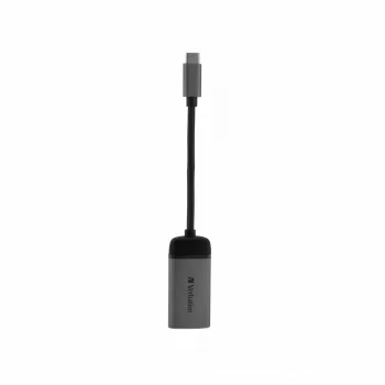 Verbatim 49143 USB-C į HDMI adapteris 0,1 m juodas, sidabrinis