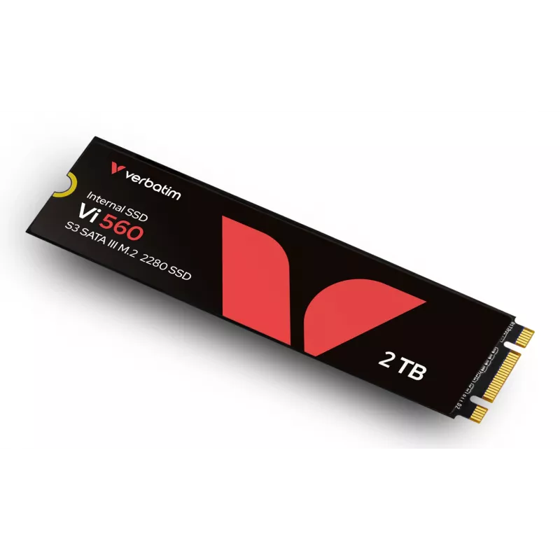 Verbatim Vi560 S3 M.2 SSD 2TB, vidinis kietasis diskas, 2 TB, M.2, 550 MB/s, 6 Gbit/s