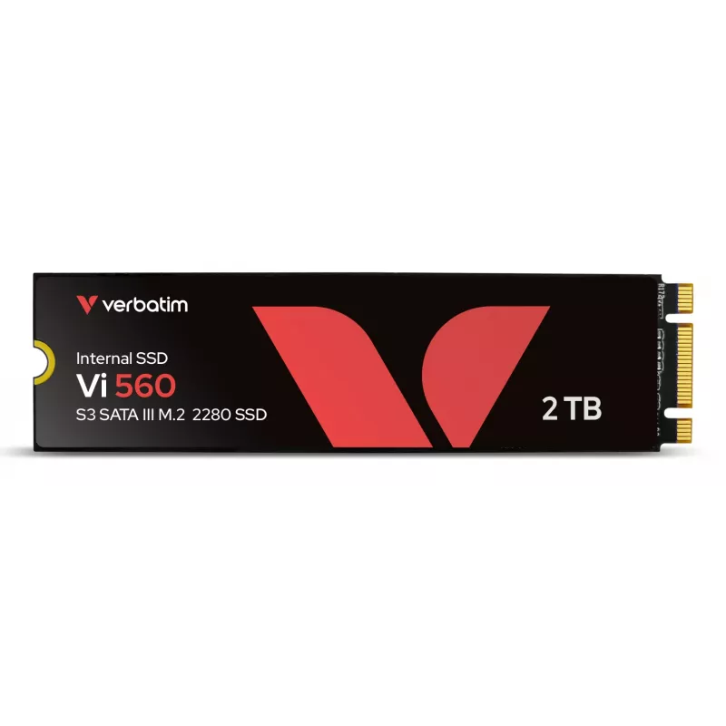 Verbatim Vi560 S3 M.2 SSD 2TB, vidinis kietasis diskas, 2 TB, M.2, 550 MB/s, 6 Gbit/s