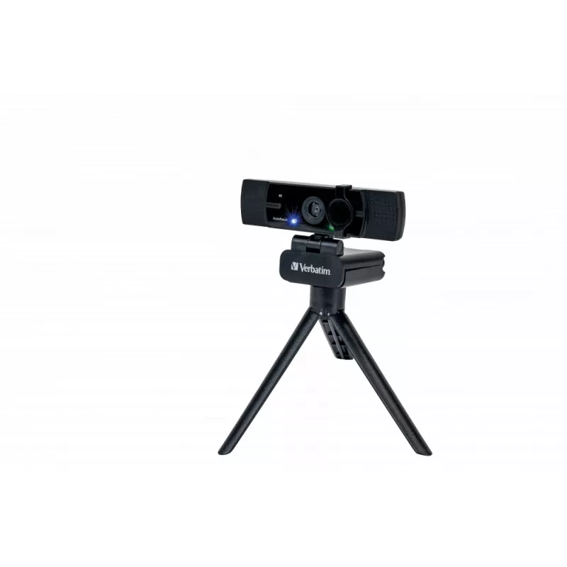 Verbatim 49580 internetinė kamera 4K Ultra HD, USB 2.0, juoda