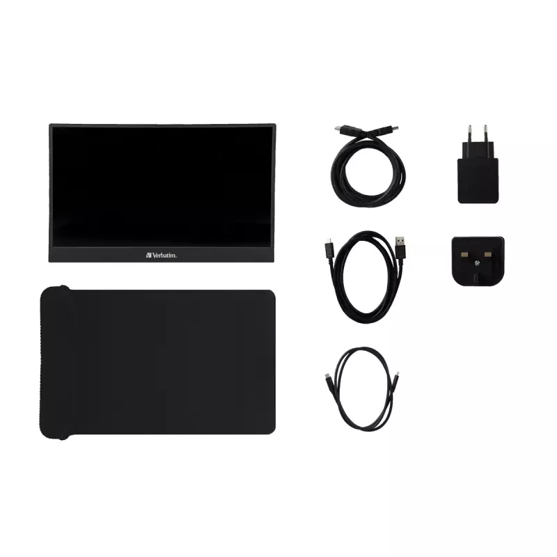 Nešiojamas monitorius Verbatim 49590 14 colių Full HD LCD juodas