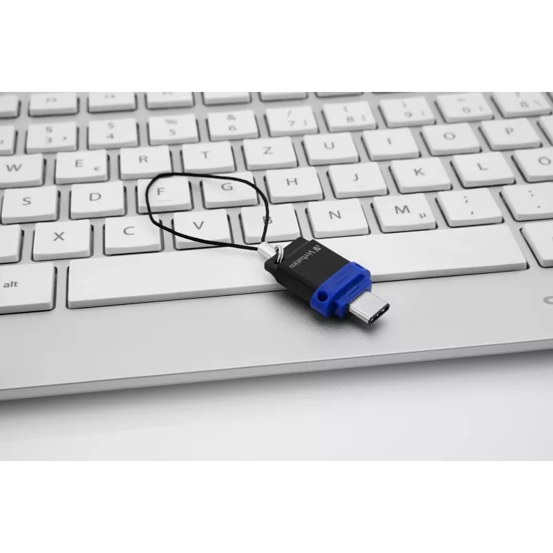 Verbatim Dual USB 3.0 atmintukas 64 GB – USB-C / USB-A – mėlynas