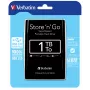 Verbatim Store 'n' Go 1TB nešiojamas USB 3.0 kietasis diskas, juodas