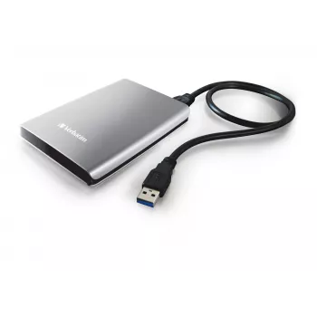 Verbatim Store 'n' Go USB 3.0 nešiojamas kietasis diskas 1TB sidabrinis